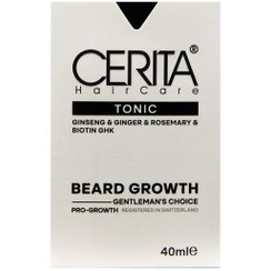 تصویر تونیک تقویت کننده ریش CERITA ا Cerita Beard Growth Tonic 40ml Cerita Beard Growth Tonic 40ml