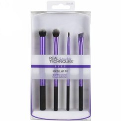 تصویر ست براش Starter مناسب آرایش چشم بسته 5عددی ریل تکنیک Real Techniques Starter Eye Set Brush Pack Of 5