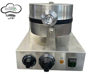 تصویر وافل ساز گرد تک صفحه پنجره ای برند aba وافل ساز گردتک خانهaba