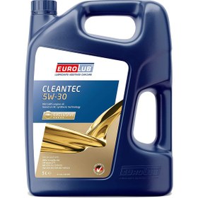 تصویر روغن موتور 5W-30 یورولوب مدل EUROLUB CLEANTEC 5W-30 ساخت آلمان پنج لیتری EUROLUB CLEANTEC 5W30 5lit