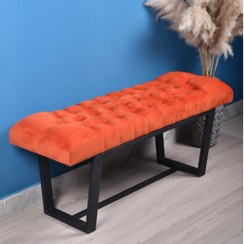 تصویر نیمکت لمسه با پارچه جاسمین 