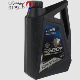 تصویر روغن موتور 20W-50 آیسین مدل AISIN 20W-50 econTECH اصلی ساخت کره جنوبی چهار لیتر 