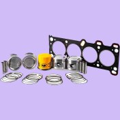 تصویر سوپر کیت پراید پیستون و رینگ پراید والنسی 