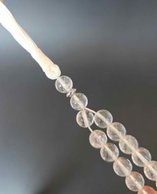 تصویر تسبیح کریستال کوارتز 