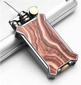 تصویر فندک بنزینی مارک چیف طرح تنه درخت 