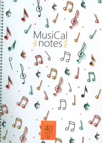 تصویر دفتر نت 40 برگ (سیمی) 