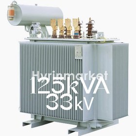 تصویر ترانسفورماتور یکسان سازی شده 125kVA ردیف 33kV 33/0.4kV Low-less Three-phase Oil-immersed Distribution Transformer 125kVA