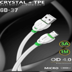 تصویر کابل تبدیل USB به microUSB جرلکس مدل GD-37 طول 1 متر 