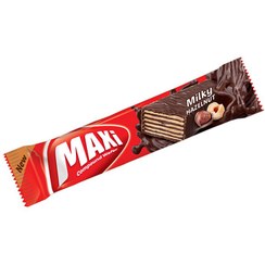 تصویر ویفر فندقی مکسی شیرین عسل وزن ۳۰ گرم 