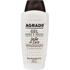 تصویر شامپو بدن آگرادو مدل نارگیل Coconut حجم 750 میل Agrado Shower Gel Coconut 750ml