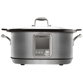 تصویر آرام پز استیل ضد زنگ 1250 وات سنکور Sencor 7200SS Sencor 7200SS 1250w cooking volume 7L SLOW COOKER