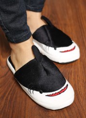 تصویر پاپوش خزدار جلوبسته مردانه | مدل کوسه 