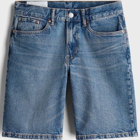 تصویر شلوارک جین با فیت معمولی برند H&M Regular Fit Denim Shorts