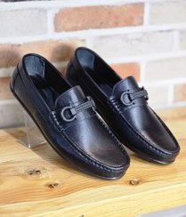 تصویر کالج مدل یراق دار فراگامو چرم طبیعی تبریز FERRAGAMO - 4 