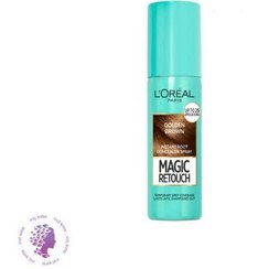 تصویر اسپری کانسیلر ریشه مدل Magic Retouch رنگ قهوه ای طلایی 