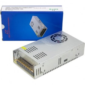 تصویر تغذیه سوئیچینگ صنعتی 12V-30A پاور سوئیچینگ 12 ولت 30 آمپر فن دار