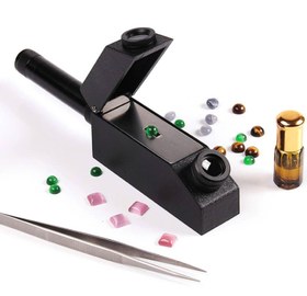 تصویر رفرکتومتر گوهرشناسی ( منبع نور خارجی ) External Gem Refractometer