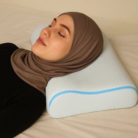 تصویر بالش طبی مموری فوم هوشمند مدل موج سایز S 