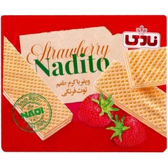 تصویر نادی ویفر پذیرایی توت فرنگی 42گ 