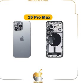 تصویر شاسی (بدنه) کامل آیفون 15 پرو مکس | iPhone 15 Pro Max Full Case 