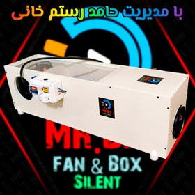 تصویر سوپر سایلنت باکس تک ظرفیتی 2 فنه دمنده و مکنده آپارتمانی با کنترل از راه دور M30.M50 