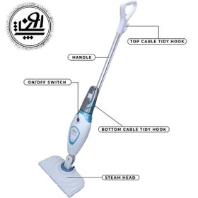 تصویر طی بخار بلک اند دکر مدل FSM1605 BLACK+DECKER FSM1605 1300-Watt Steam Mop