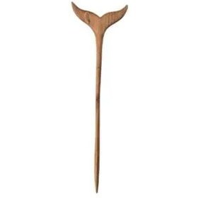 تصویر پین مو چوبی مدل دم نهنگ 