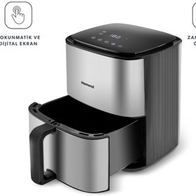 تصویر سرخکن بدون روغن Homend ترکیه مدل Airfryday 2506H Homend Airfryday 2506H , 4,2 Litre Inox Airfryer