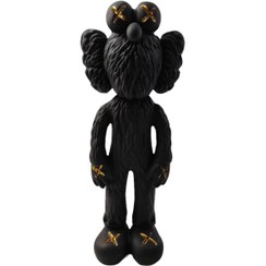 تصویر مجسمه دکوری کاوز طرح BFF رنگ مشکی مات 