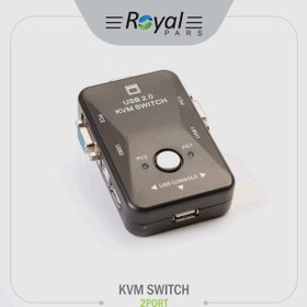 تصویر تبدیل ROYAL KVM USB 2PORT 