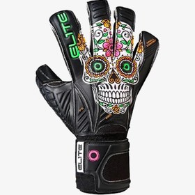 تصویر دستکش دروازه بانی ELITE رنگ مشکی اورجینال سایز ۱۱ - سایز ۱۱ ELITE goalkeeper gloves