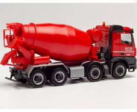 تصویر ماکت میکسر بتن مرسدس بنز آروکس 1:87 هرپا herpa Mercedes-Benz Arocs 