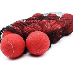 تصویر توپ تنیس 12 تمرینی قرمز Werkon 