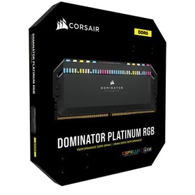 تصویر رم دسکتاپ DDR5 دو کاناله 5200 مگاهرتز CL40 کورسیر مدل Dominator Platinum RGB ظرفیت 64 گیگابایت Corsair Vengeance Dominator Platinum DDR5 64GB 5200MHz CL40 Dual Channel Ram