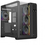 تصویر کیس کامپیوتر لاجی کی C654B ARGB Mid Tower مشکی Logikey C654B ARGB Mid Tower Black Computer Case