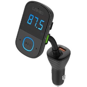 تصویر شارژر فندکی و پخش کننده بلوتوث الدینیو مدل C705Q Bluetooth FM Transmitter توان 43 وات 