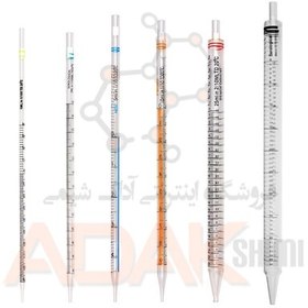 تصویر پیپت مدرج glass pipette