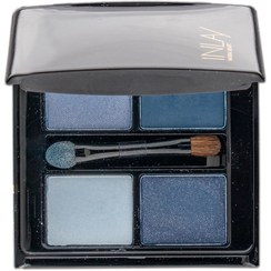 تصویر سایه چشم 4 رنگ کد 52 مدل Midnight Rush این لی 4-color eye shadow in Le Code 52, Midnight Rush model