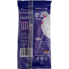 تصویر خود تراش 2 لبه سنس اولترا شیو مستر شیو Sense Ultra Shave 2 Blade Master Shave