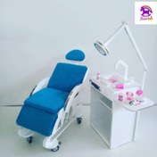 تصویر وسایل دندانپزشکی اسباب بازی مدل یونیت دندانپزشکی با ابزار 