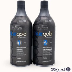 تصویر کراتین بلو گلد برند سالواتره حجم 1000 میلی لیتر SALVATORE