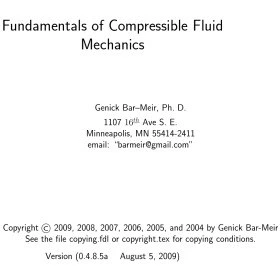 خرید و قیمت دانلود کتاب Fundamentals of Compressible Fluid Mechanics | ترب