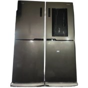 تصویر یخچال فریزر دو قلو Door‑in‑Door استیلون مدل سوزان | ظرفیت 535 لیتر | سفید و سیلور 