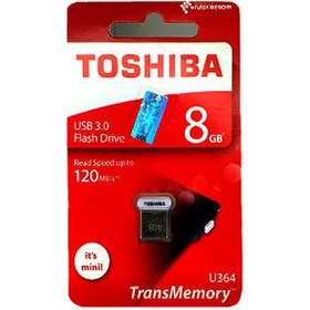 تصویر فلش مموری توشیبا مدل TransMemory U364ظرفیت 8 گیگابایت 