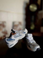 تصویر کفش کتونی اسپرت نیوبالانس (New Balance) مدل 9060 زنانه و دخترانه مشکی زیره سفید (New Balance) 9060