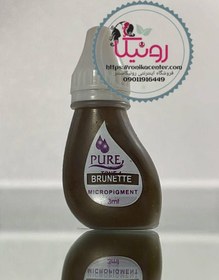 تصویر رنگ برونت پیور بایوتاچ قهوه ای متوسط زیتونی Brunette pure 3mil 