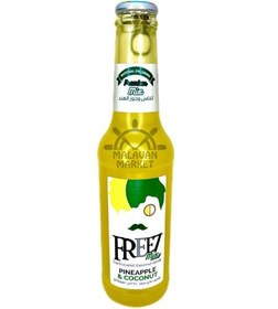 تصویر نوشیدنی گازدار فریز با طعم آناناس و نارگیل باکس ۶ عددی حجم ۲۷۵ میلی لیتر freez pineapple coconut 