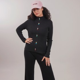 تصویر بافت دکمه رنگی 