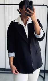 تصویر کت زنانه مدل لاین | Line 