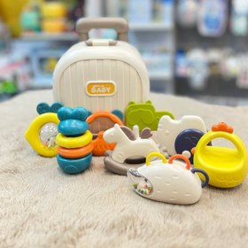 تصویر پک جغجغه چمدونی Baby Rattle Baby Rattle